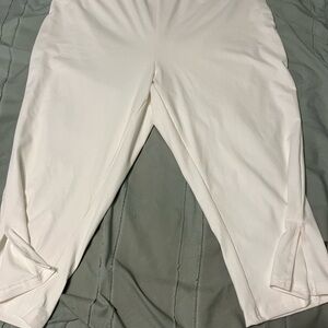 SHEIN Curve Elastic Waist White Pants SZ. 2X